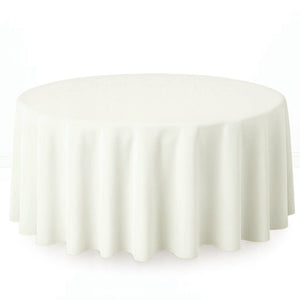 Premium Polyester Round Tablecloth 120" - 220GSM - By TCF Linens