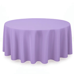 Premium Polyester Round Tablecloth 120" - 220GSM - By TCF Linens