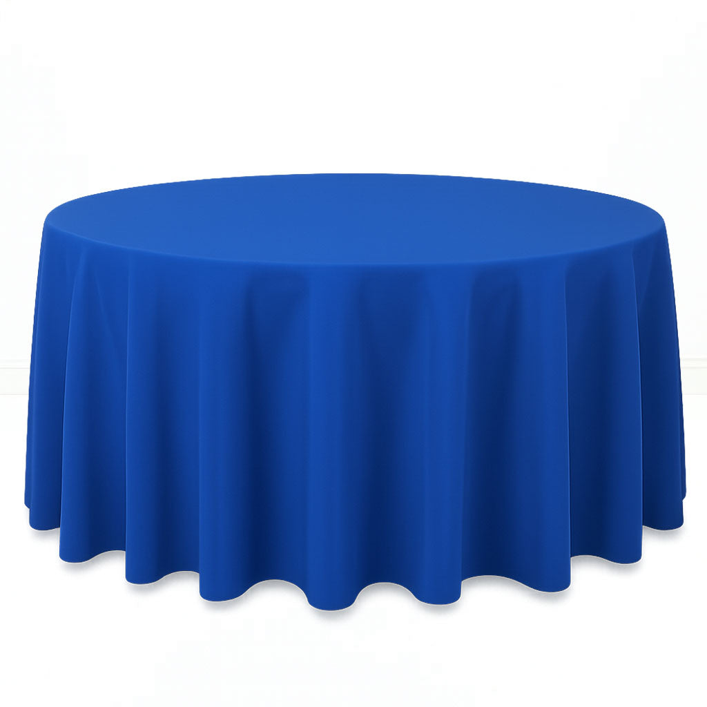 Premium Polyester Round Tablecloth 120" - 220GSM - By TCF Linens