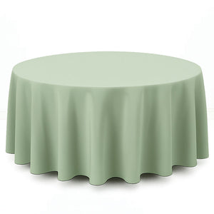 Premium Polyester Round Tablecloth 120" - 220GSM - By TCF Linens