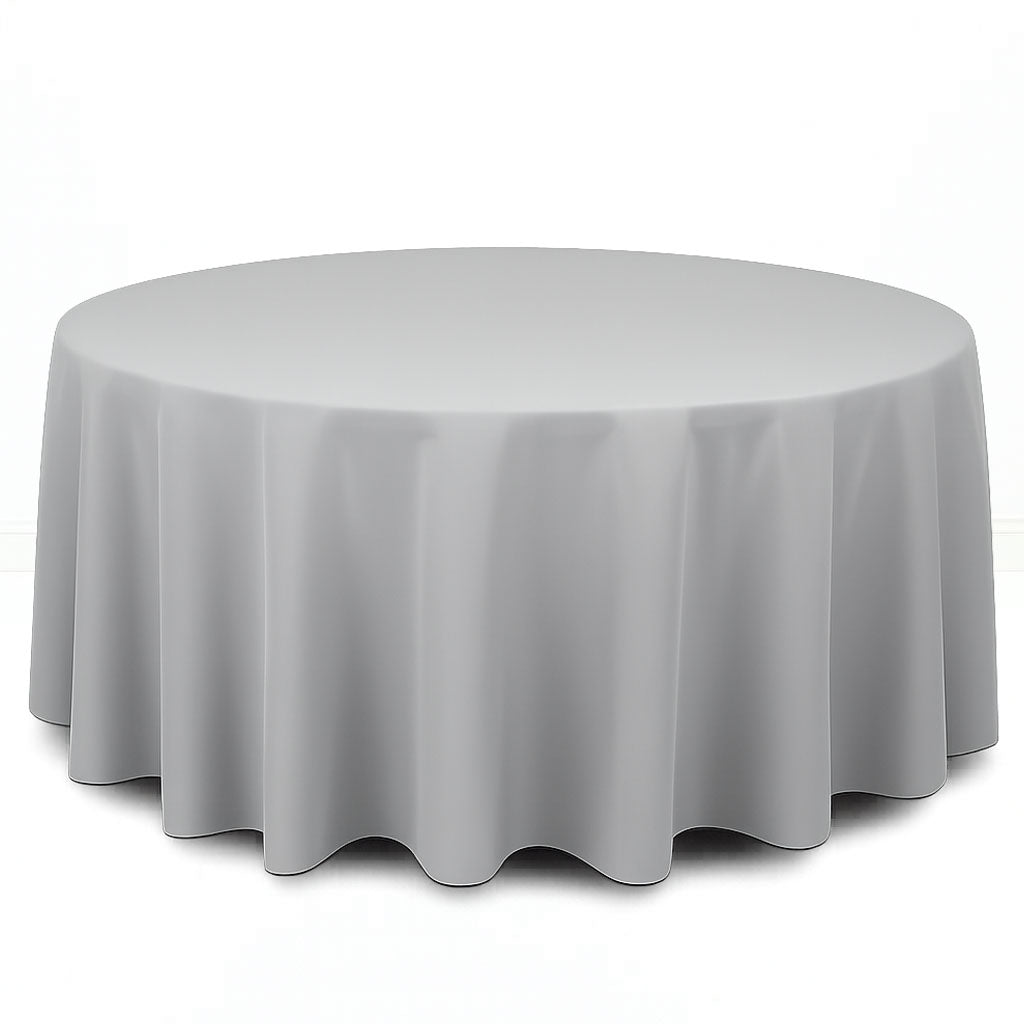 Premium Polyester Round Tablecloth 120" - 220GSM - By TCF Linens