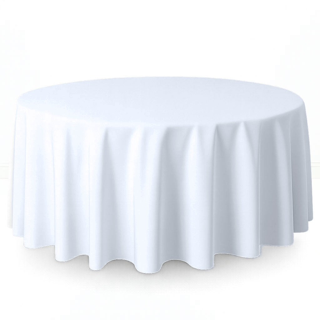 Premium Polyester Round Tablecloth 120" - 220GSM - By TCF Linens