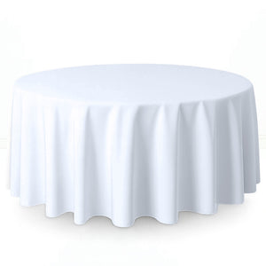 Premium Polyester Round Tablecloth 120" - 220GSM - By TCF Linens