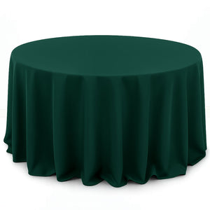 Premium Polyester Round Tablecloth 132" - 220GSM - By TCF Linens