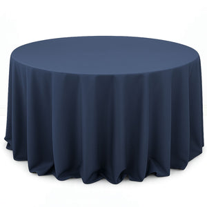 Premium Polyester Round Tablecloth 132" - 220GSM - By TCF Linens