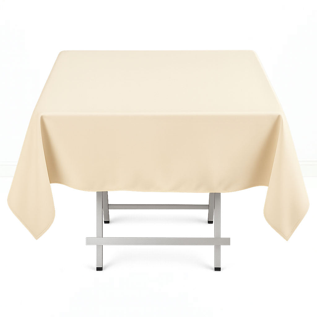 Premium Polyester Square Tablecloth 54"x54" - 220GSM - By TCF Linens