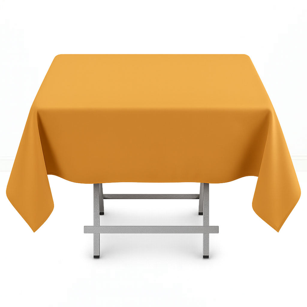 Premium Polyester Square Tablecloth 54"x54" - 220GSM - By TCF Linens