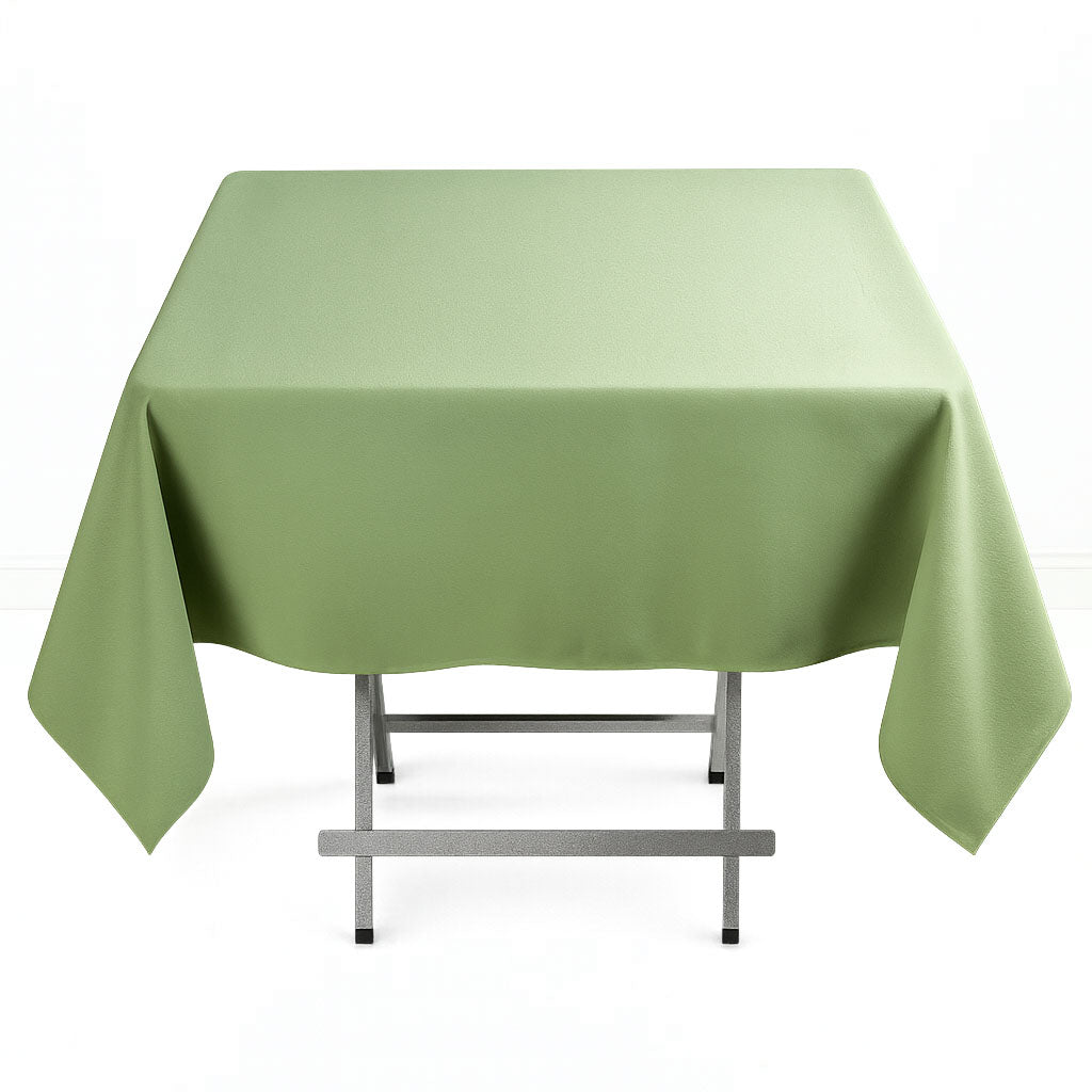 Premium Polyester Square Tablecloth 54"x54" - 220GSM - By TCF Linens