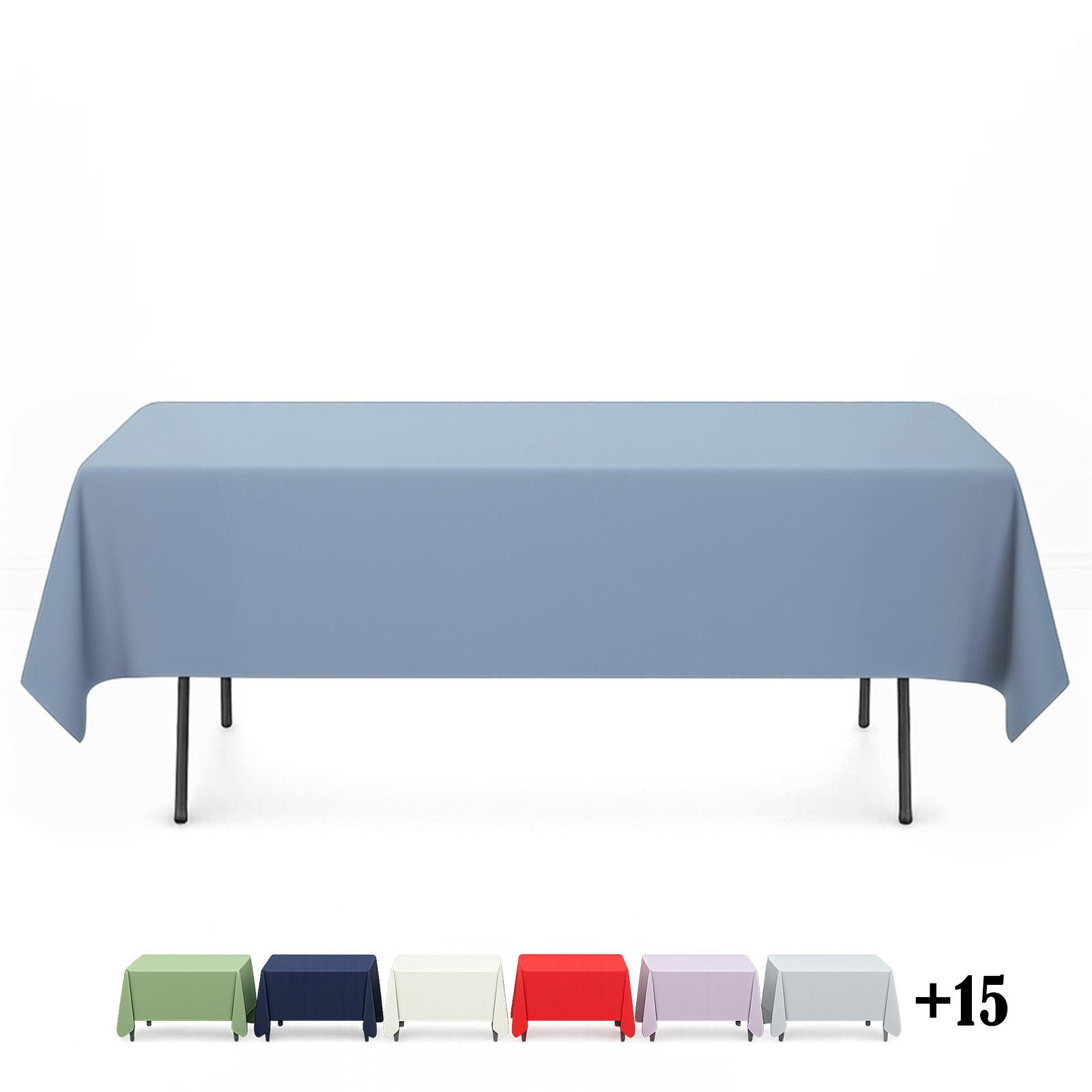 Premium Polyester Rectangle Tablecloth 60"x102" - 220GSM - By TCF Linens