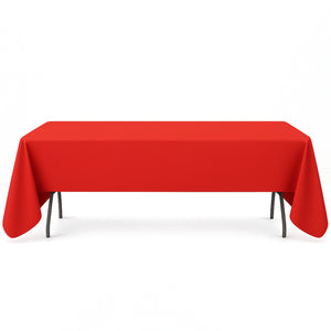 Premium Polyester Rectangle Tablecloth 60"x126" - 220GSM - By TCF Linens