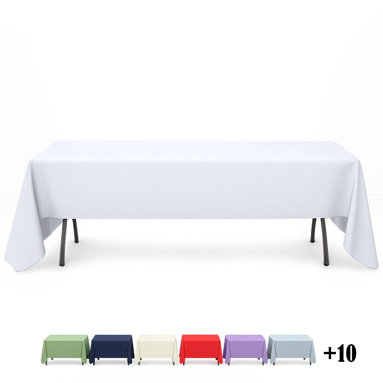 Premium Polyester Rectangle Tablecloth 60"x126" - 220GSM - By TCF Linens