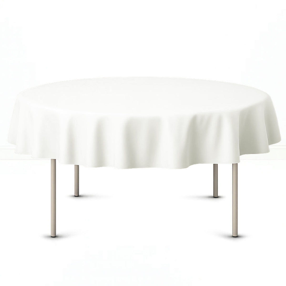 Premium Polyester Round Tablecloth 70" - 220GSM - By TCF Linens