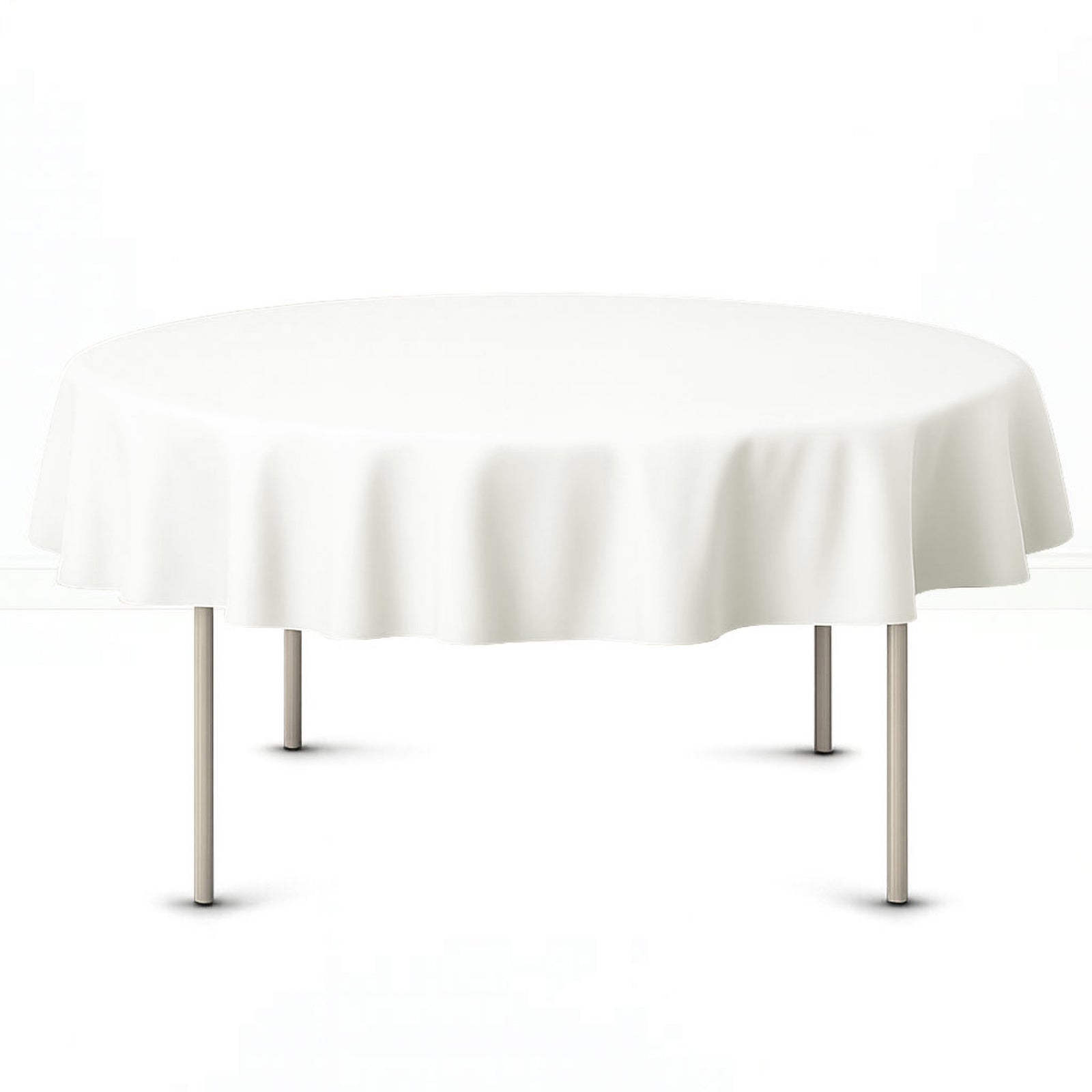 Premium Polyester Round Tablecloth 70" - 220GSM - By TCF Linens