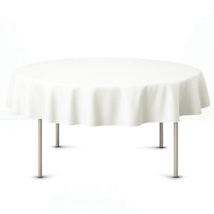 Premium Polyester Round Tablecloth 70" - 220GSM - By TCF Linens