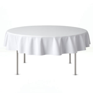 Premium Polyester Round Tablecloth 70" - 220GSM - By TCF Linens