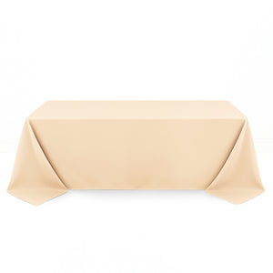 Premium Polyester Rectangle Tablecloth 90"x132" - 220GSM - By TCF Linens