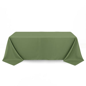 Premium Polyester Rectangle Tablecloth 90"x132" - 220GSM - By TCF Linens