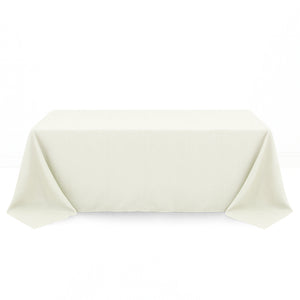 Premium Polyester Rectangle Tablecloth 90"x132" - 220GSM - By TCF Linens