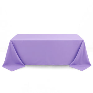 Premium Polyester Rectangle Tablecloth 90"x132" - 220GSM - By TCF Linens