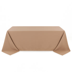 Premium Polyester Rectangle Tablecloth 90"x132" - 220GSM - By TCF Linens