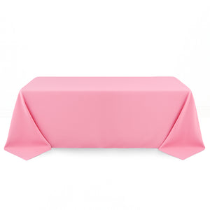 Premium Polyester Rectangle Tablecloth 90"x132" - 220GSM - By TCF Linens