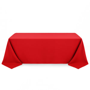 Premium Polyester Rectangle Tablecloth 90"x132" - 220GSM - By TCF Linens