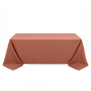 Premium Polyester Rectangle Tablecloth 90"x132" - 220GSM - By TCF Linens
