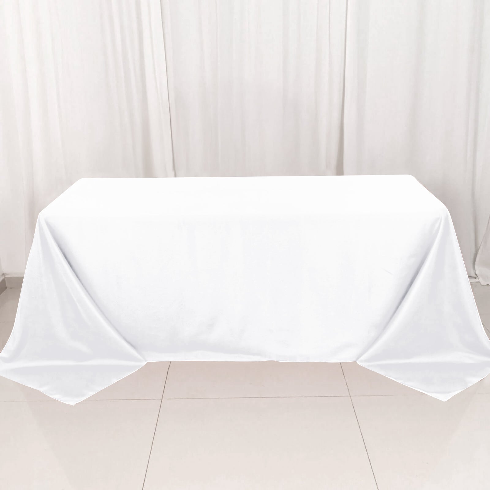 Premium Polyester Rectangle Tablecloth 90"x132" - 220GSM - By TCF Linens