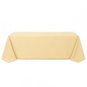 Premium Polyester Rectangle Tablecloth 90"x156" - 220GSM - By TCF Linens