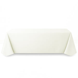 Premium Polyester Rectangle Tablecloth 90"x156" - 220GSM - By TCF Linens