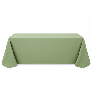 Premium Polyester Rectangle Tablecloth 90"x156" - 220GSM - By TCF Linens