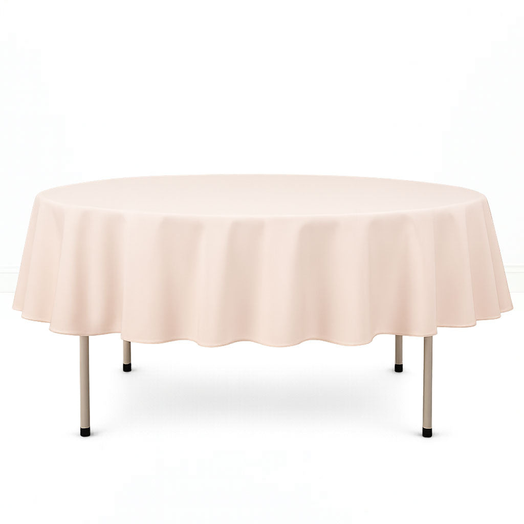 Premium Polyester Round Tablecloth 90" - 220GSM - By TCF Linen