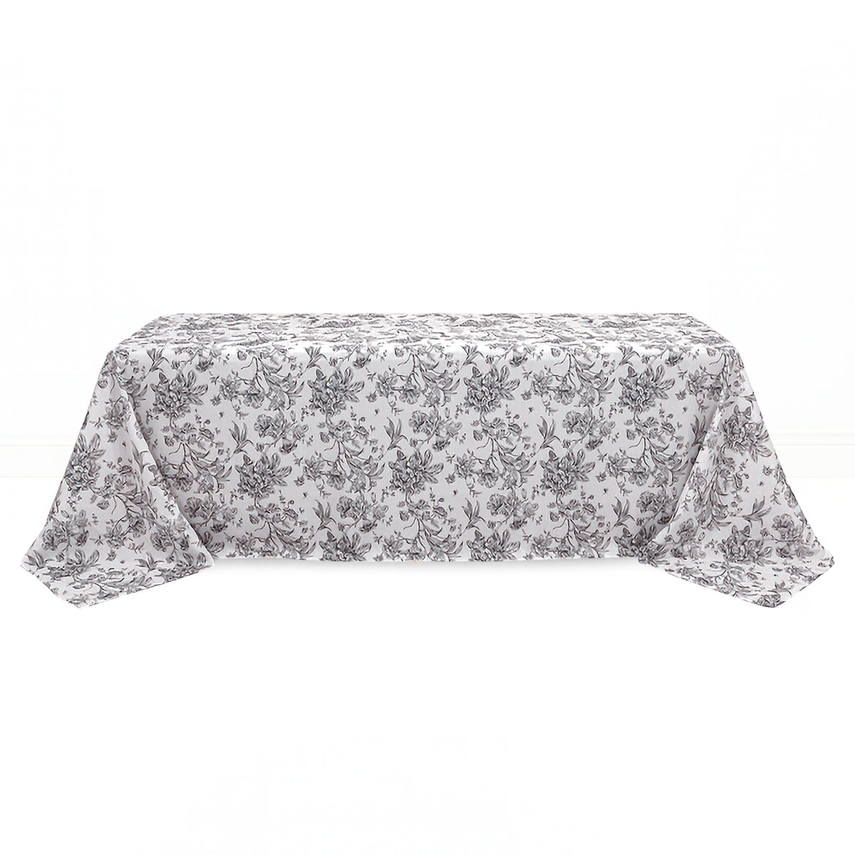 Polyester Rectangular Tablecloth 90"x156" French Toile Pattern - By TCF Linens