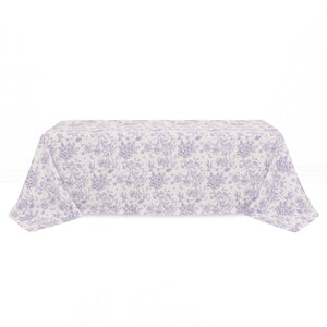 Polyester Rectangular Tablecloth 90"x156" French Toile Pattern - By TCF Linens