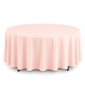 Scuba Polyester Round Tablecloth 108" - By TCF Linens