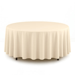 Scuba Polyester Round Tablecloth 108" - By TCF Linens