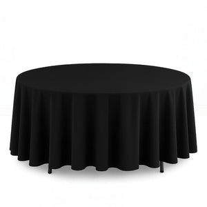 Scuba Polyester Round Tablecloth 108" - By TCF Linens