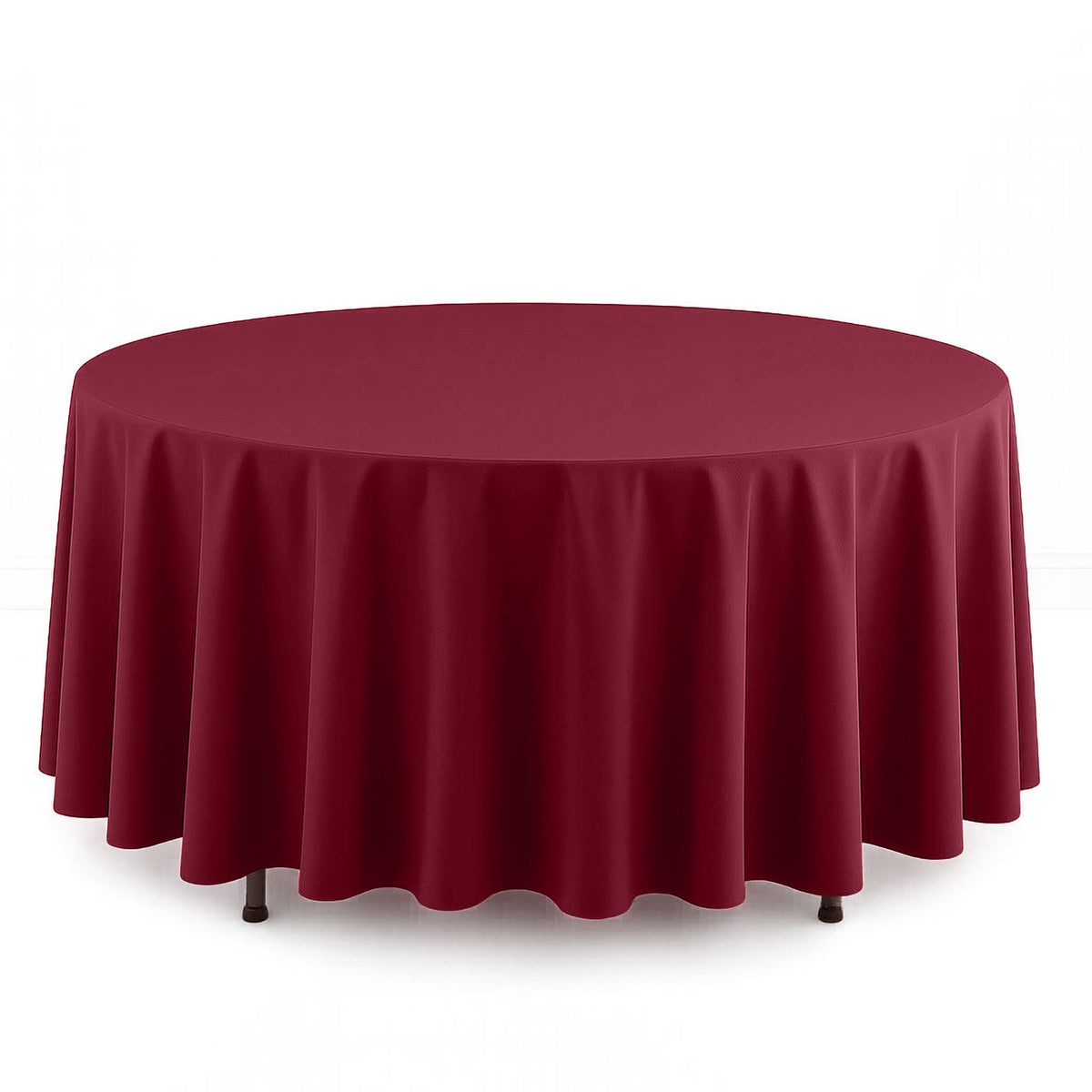 Scuba Polyester Round Tablecloth 108" - By TCF Linens