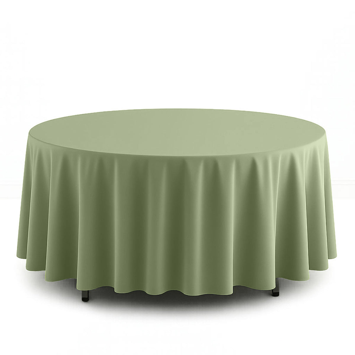 Scuba Polyester Round Tablecloth 108" - By TCF Linens