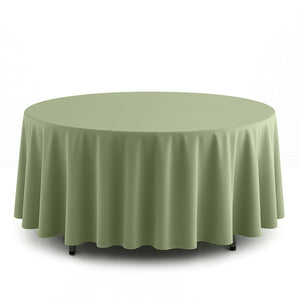 Scuba Polyester Round Tablecloth 108" - By TCF Linens