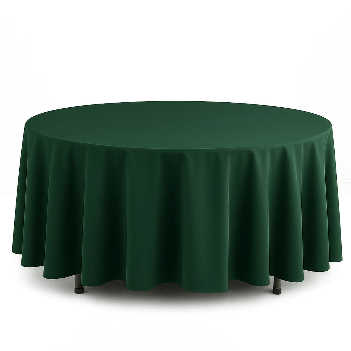 Scuba Polyester Round Tablecloth 108" - By TCF Linens