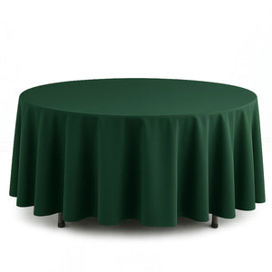 Scuba Polyester Round Tablecloth 108" - By TCF Linens