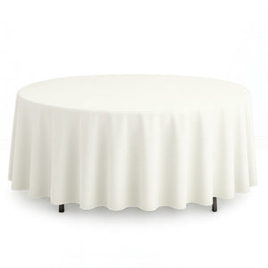 Scuba Polyester Round Tablecloth 108" - By TCF Linens