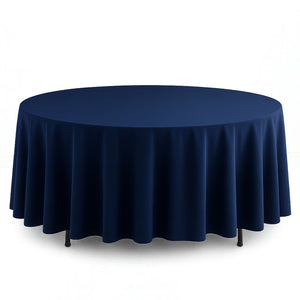 Scuba Polyester Round Tablecloth 108" - By TCF Linens