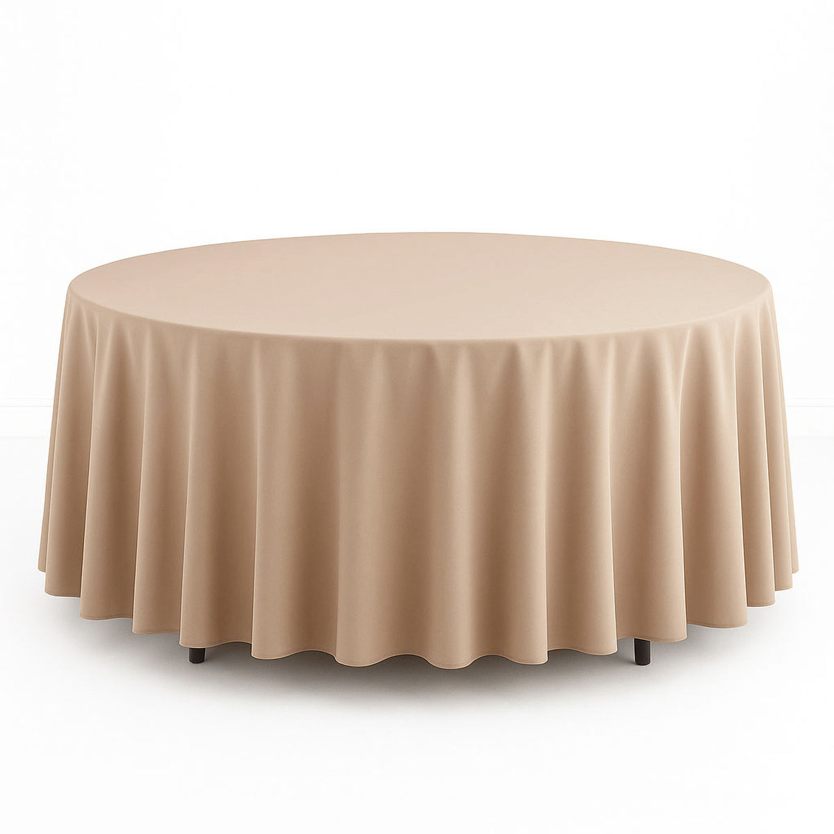 Scuba Polyester Round Tablecloth 108" - By TCF Linens