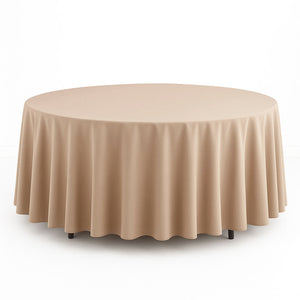 Scuba Polyester Round Tablecloth 108" - By TCF Linens