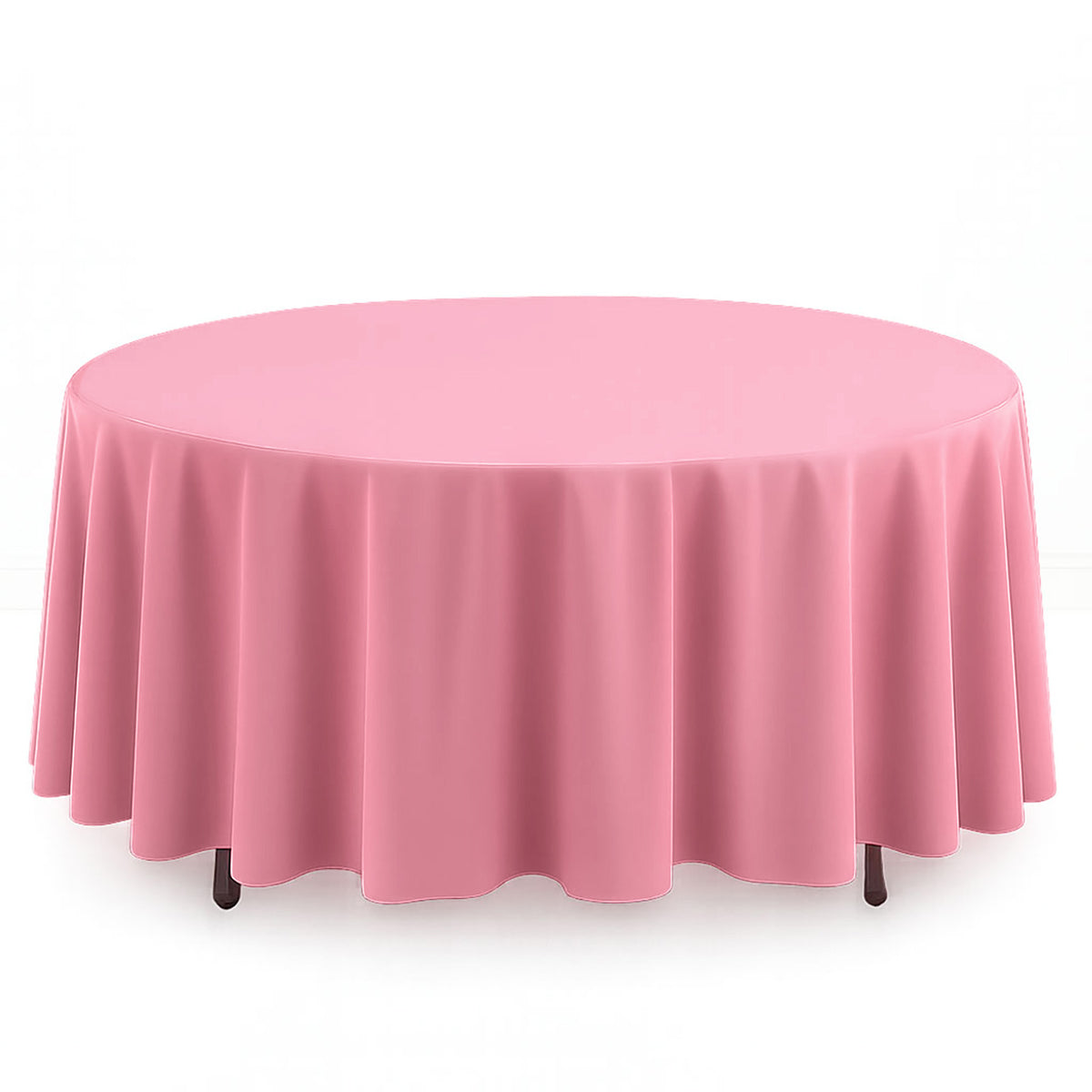 Scuba Polyester Round Tablecloth 108" - By TCF Linens