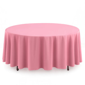 Scuba Polyester Round Tablecloth 108" - By TCF Linens