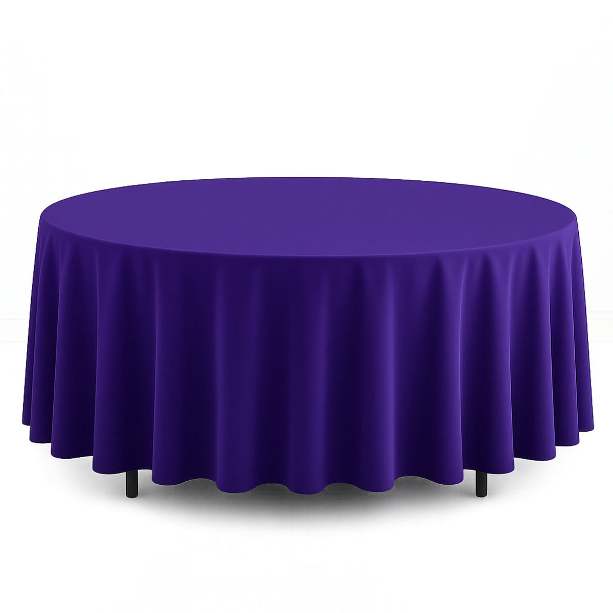 Scuba Polyester Round Tablecloth 108" - By TCF Linens