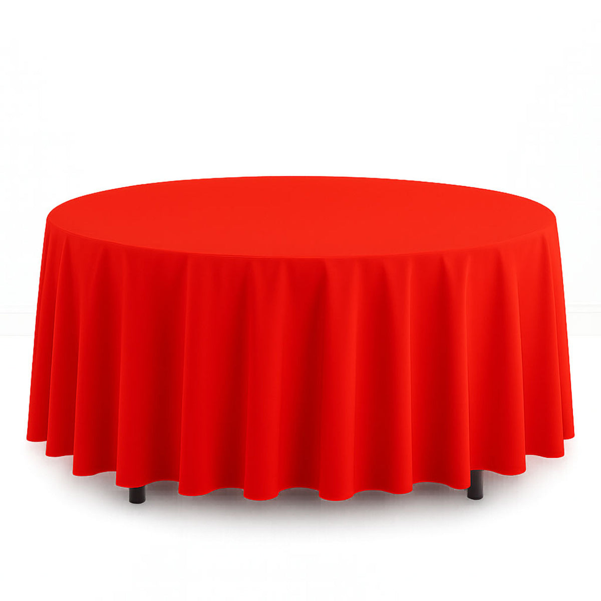 Scuba Polyester Round Tablecloth 108" - By TCF Linens